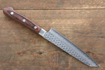 Jikko VG10 17 Layer Kiritsuke Petty-Utility  125mm Mahogany Handle - Japannywholesale