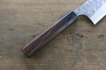 Seisuke Blue Steel No.2 Hammered Damascus Gyuto  240mm Shitan Handle - Japannywholesale