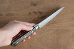 Seisuke SG2 Petty-Utility  120mm Brown Pakka wood Handle - Japannywholesale