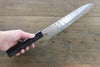 Seisuke Blue Steel No.2 Hammered Damascus Gyuto  210mm Shitan Handle - Japannywholesale