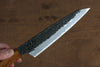 Sakai Takayuki Homura Guren Blue Steel No.2 Kurouchi Hammered Kiritsuke Petty-Utility  150mm Burnt Oak Handle - Japannywholesale