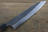 Seisuke Blue Steel No.2 Hammered Kurouchi Gyuto  210mm Shitan Handle - Japannywholesale