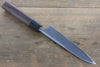 Seisuke Blue Steel No.2 Hammered Kurouchi Petty-Utility  150mm Shitan Handle - Japannywholesale