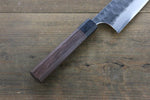 Seisuke Blue Steel No.2 Hammered Kurouchi Gyuto  240mm Shitan Handle - Japannywholesale