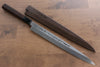 Sakai Takayuki Honyaki VG10 Dragon engraving Yanagiba  300mm Wenge Handle with Sheath - Japannywholesale