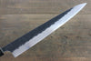 Seisuke Blue Steel No.2 Hammered Kurouchi Yanagiba  270mm Shitan Handle - Japannywholesale