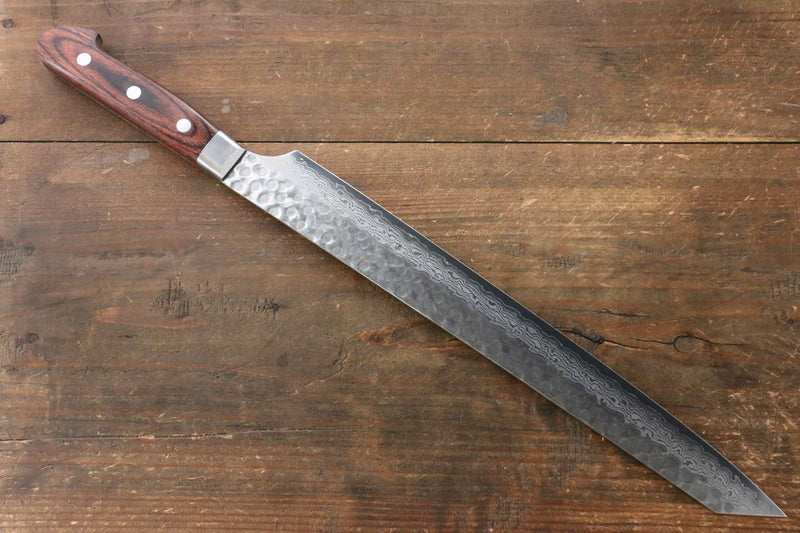 Jikko VG10 17 Layer Kiritsuke Yanagiba  300mm Mahogany Handle - Japannywholesale