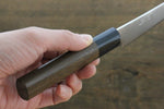 Seisuke VG10 37 Layer Damascus Petty-Utility  130mm Shitan Handle - Japannywholesale