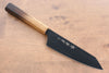 Sakai Takayuki Kurokage VG10 Hammered Teflon Coating Kiritsuke Santoku  160mm Burnt Oak Handle - Japannywholesale