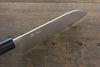 Seisuke VG10 63 Layer Damascus Santoku  165mm Shitan Handle - Japannywholesale