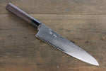 Seisuke VG10 63 Layer Damascus Gyuto  210mm Shitan Handle - Japannywholesale