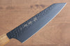 Sakai Takayuki Kurokage VG10 Hammered Teflon Coating Kiritsuke Santoku  160mm Burnt Oak Handle - Japannywholesale