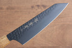 Sakai Takayuki Kurokage VG10 Hammered Teflon Coating Kiritsuke Santoku  160mm Burnt Oak Handle - Japannywholesale