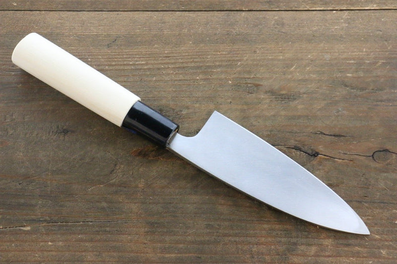 Sakai Takayuki INOX Molybdenum Ajikiri  120mm Magnolia Handle - Japannywholesale