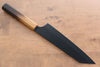 Sakai Takayuki Kurokage VG10 Hammered Teflon Coating Kiritsuke Gyuto  190mm Burnt Oak Handle - Japannywholesale