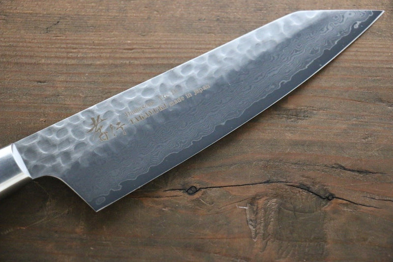 Sakai Takayuki VG10 33 Layer Damascus Kiritsuke Santoku  160mm Mahogany Pakka wood Handle - Japannywholesale