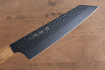 Sakai Takayuki Kurokage VG10 Hammered Teflon Coating Kiritsuke Gyuto  190mm Burnt Oak Handle - Japannywholesale