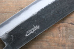 Takayuki Iwai Blue Super Kurouchi Nakiri  165mm Shitan Handle - Japannywholesale