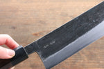 Takayuki Iwai Blue Super Kurouchi Nakiri  165mm Shitan Handle - Japannywholesale