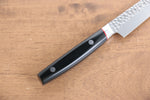 Seisuke PRO-J VG10 Hammered Petty-Utility  120mm Black Micarta Handle - Japannywholesale