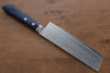 Kunihira VG1 Hammered Usuba  165mm Blue Pakka wood Handle - Japannywholesale