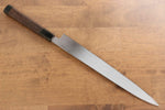 Sakai Takayuki Honyaki White Steel No.2 Yanagiba  Wenge with Double Water Buffalo Ring Handle - Japannywholesale