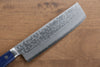 Kunihira Sairyu VG10 Damascus Usuba  165mm Blue Pakka wood Handle - Japannywholesale