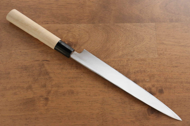 Sakai Takayuki Kasumitogi White Steel Fuguhiki  Magnolia Handle - Japannywholesale