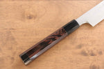 Sakai Takayuki Hien Silver Steel No.3 Yanagiba  Wenge with Double Water Buffalo Ring Handle with Sheath - Japannywholesale