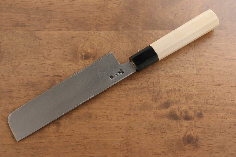 Sakai Takayuki Chef Series [Left Handed] Silver Steel No.3 Usuba  180mm Magnolia Handle - Japannywholesale