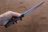 Seisuke VG10 33 Layer Damascus Kiritsuke Petty-Utility  180mm Gray Pakka wood Handle - Japannywholesale