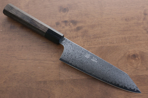 Seisuke VG10 33 Layer Damascus Kiritsuke Santoku  165mm Gray Pakka wood Handle - Japannywholesale