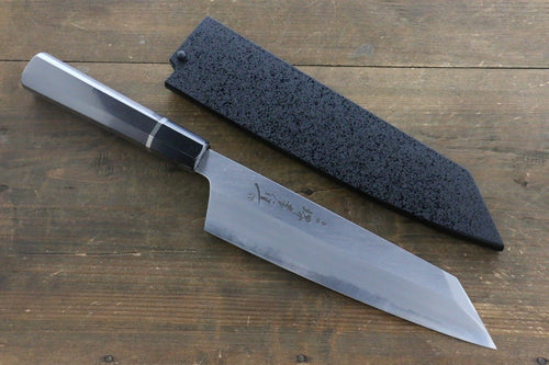 Sakai Takayuki Homura Blue Steel No.2 Kengata Gyuto  225mm Ebony Wood Handle - Japannywholesale