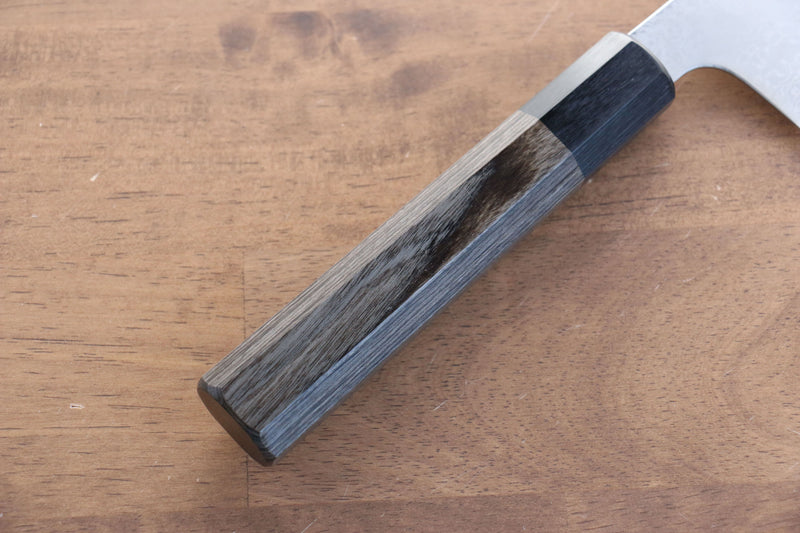 Seisuke VG10 33 Layer Damascus Kiritsuke Gyuto  240mm Gray Pakka wood Handle - Japannywholesale