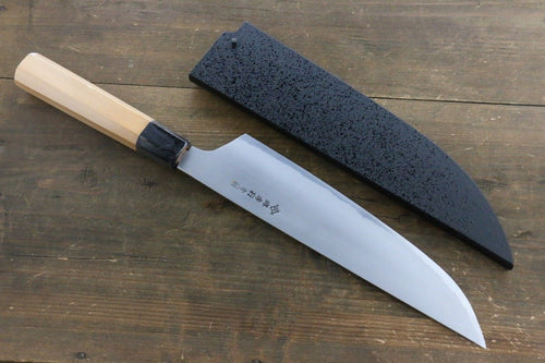 Sakai Takayuki Homura Kogetsu Blue Steel No.2 Gyuto  240mm Yew Tree Handle - Japannywholesale