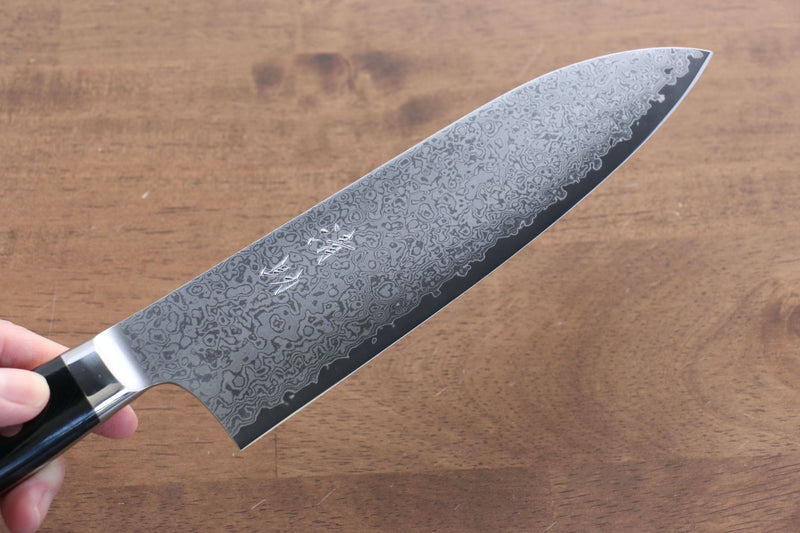 Seisuke VG10 33 Layer Damascus Santoku  170mm Micarta Handle - Japannywholesale