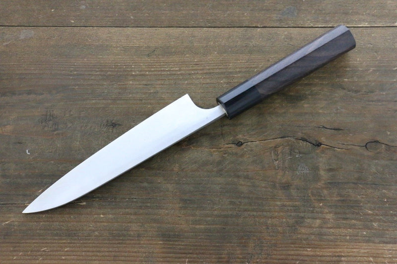 Ogata White Steel No.2  Damascus Petty-Utility  150mm with Shitan Handle - Japannywholesale