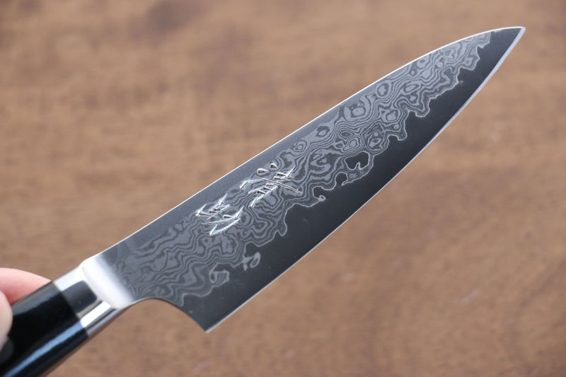 Seisuke VG10 33 Layer Damascus Petty-Utility  105mm Micarta Handle - Japannywholesale