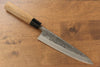 Seisuke Blue Steel No.2 Nashiji Gyuto  180mm Chestnut Handle - Japannywholesale