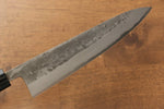 Seisuke Blue Steel No.2 Nashiji Gyuto  180mm Chestnut Handle - Japannywholesale