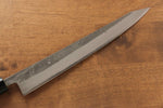 Seisuke Blue Steel No.2 Nashiji Sujihiki  240mm Chestnut Handle - Japannywholesale