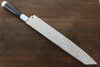 Sakai Takayuki Shinuchi Water Quenching Honyaki White Steel No.2 Mirrored Finish Kiritsuke Yanagiba  300mm with Sheath - Japannywholesale