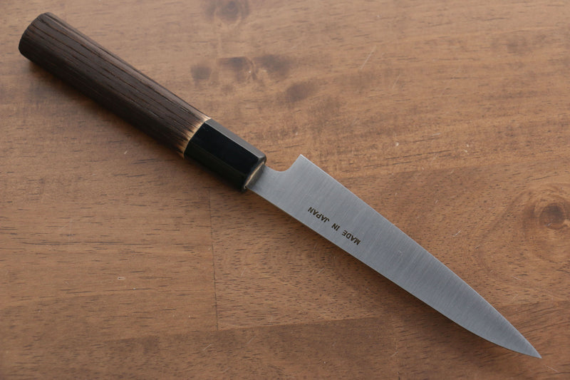 Seisuke Swedish Steel-stn Petty-Utility  150mm Burned Chestnuts Handle - Japannywholesale