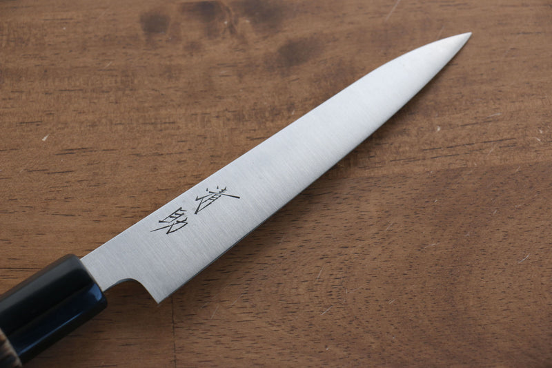 Seisuke Swedish Steel-stn Petty-Utility  150mm Burned Chestnuts Handle - Japannywholesale