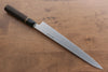 Seisuke Swedish Steel-stn Sujihiki  270mm Burned Chestnuts Handle - Japannywholesale