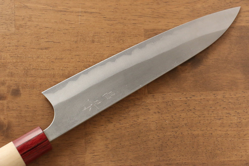 Masakage Masakage Yuki White Steel No.2  Nashiji Gyuto  210mm with Magnolia Handle - Japannywholesale