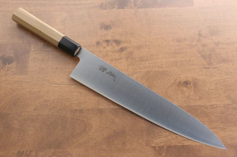 Seisuke Swedish Steel-stn Gyuto  300mm Magnolia Handle - Japannywholesale