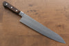 Seisuke AUS8 Hammered Gyuto  240mm Brown Pakka wood Handle - Japannywholesale