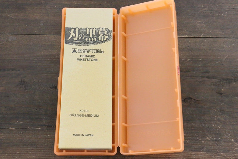 Shapton Kuromaku series Medium Sharpening Stone Orange-#1000 - Japannywholesale