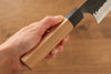 Masakage Koishi Blue Super Black Finished Bunka  165mm American CherryHandle - Japannywholesale